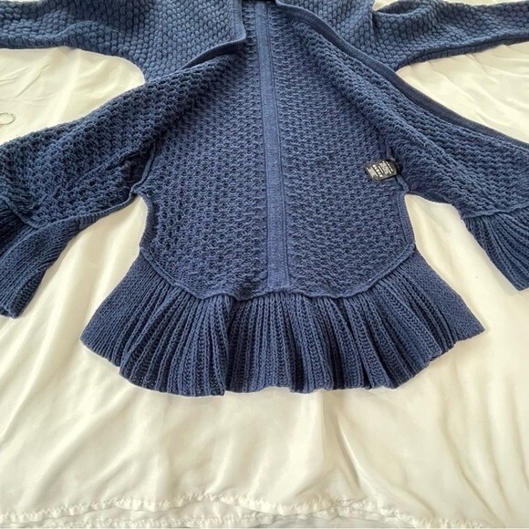 Guinevere Anthropologie Open Front Cardigan with High Side Slits Size‎ Small - Picture 5 of 10